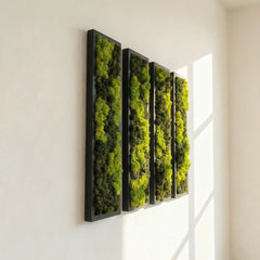 Yeşil Ritim – Dikey Liken Panel Tasarım