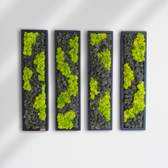 Yeşil Ritim – Dikey Liken Panel Tasarım