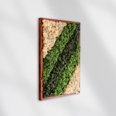 İskandinav Moss Art – Reindeer Moss ile El Yapımı Duvar Dekoru